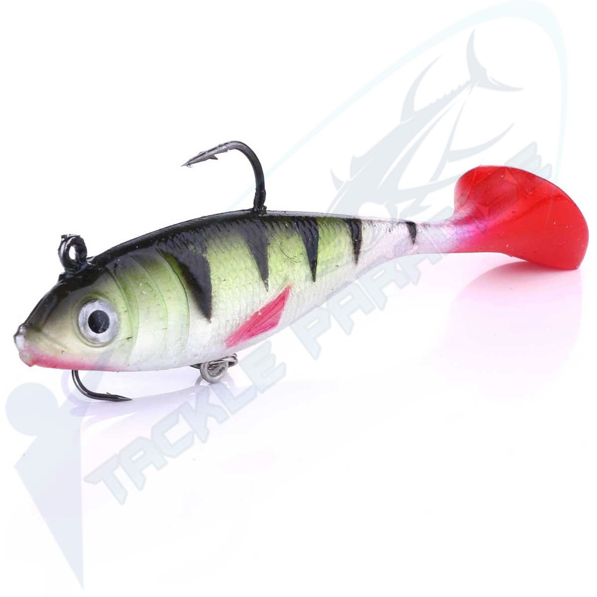 3 Curl Tail Soft Plastic Redfin Fishing Lure Grubs