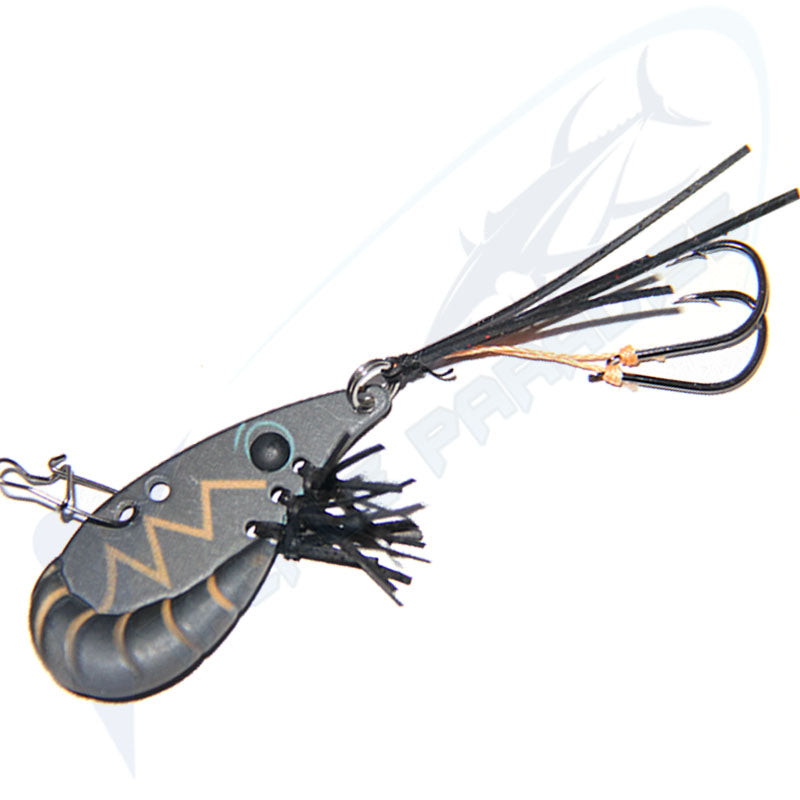 Black Out 38mm Prawn Blades Vibes Fishing Lures