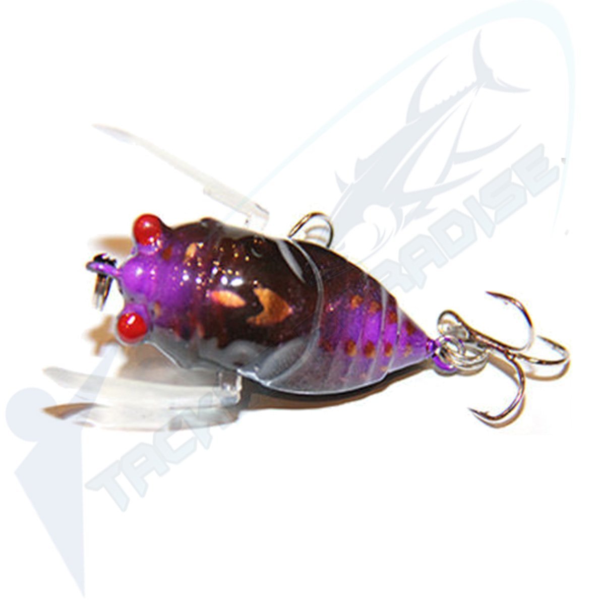 40mm Winged Cicada Topwater Crawler Fishing Lure