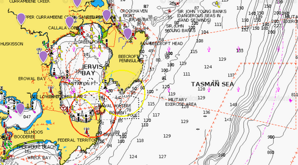 GPS MARKS - Jervis Bay