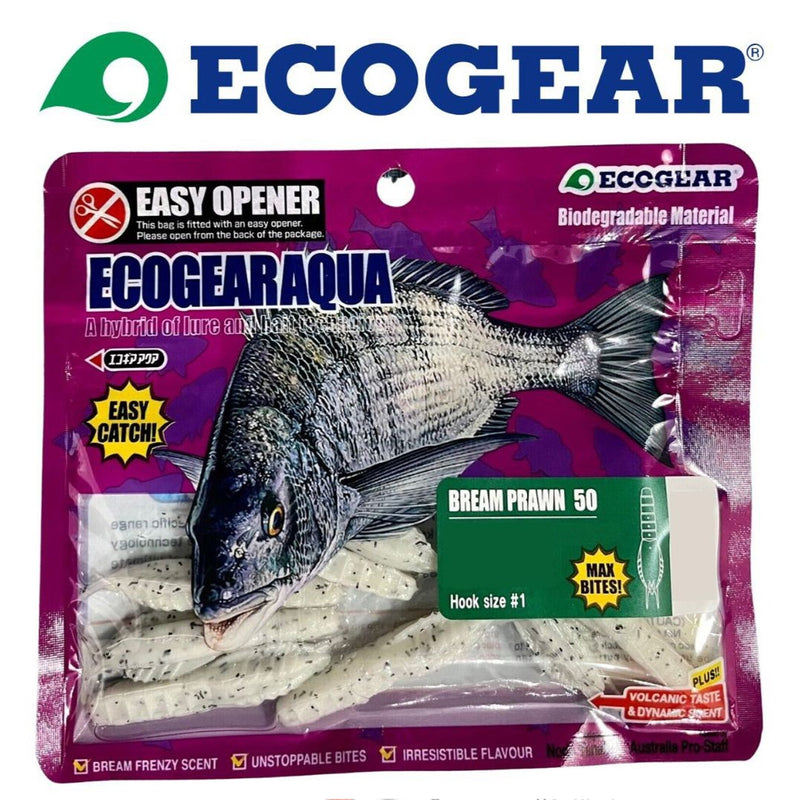 Ecogearaqua bream prawn 50 white