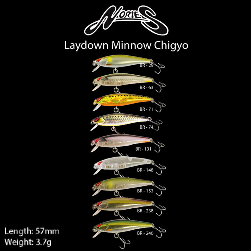 Nories Laydown Minnow Chigyo 238