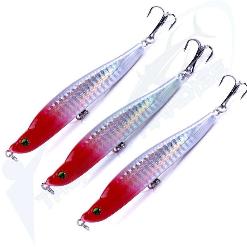 Topwater Stickbaits 95mm Surface Pencil Fishing Lures for Bass Bonito